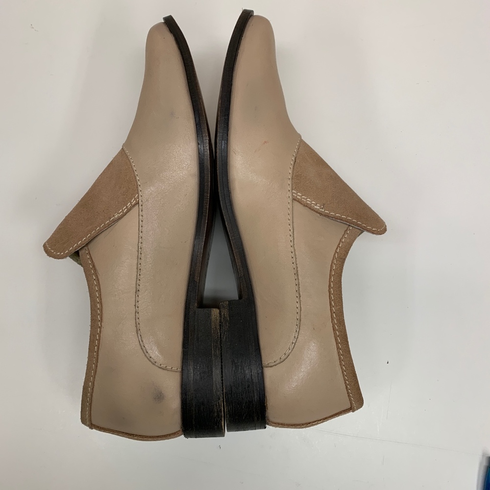 FREE PEOPLE Brady Brown Tan Suede Loafer - Picture 4 of 8